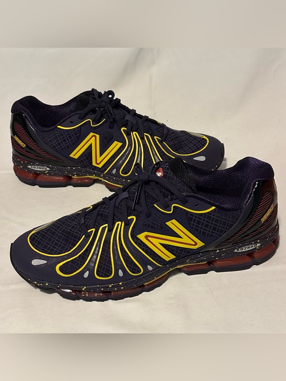 New Balance 1890 Boysenberry Punch Yellow U18909P5 Men’s Size 14